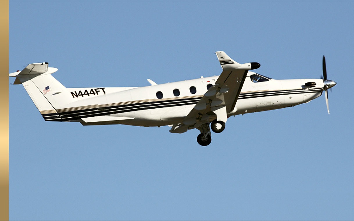 Pilatus on runway